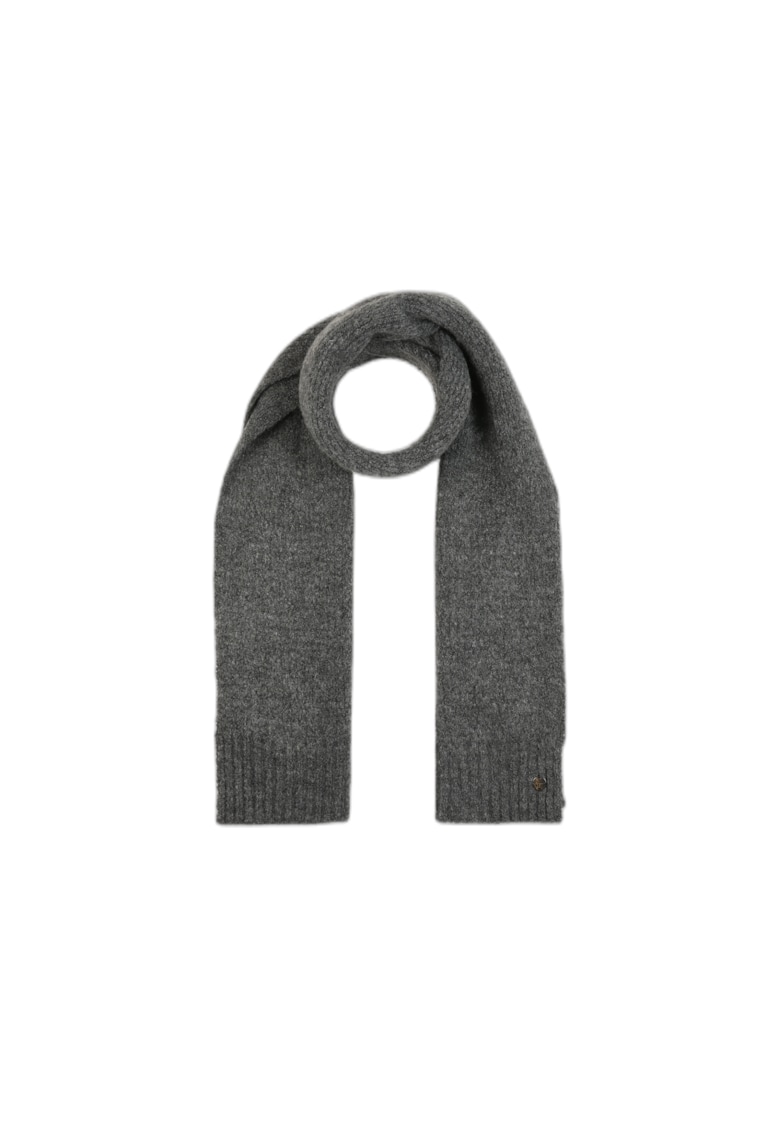 Sal dama gri - 170x25 -5cm - material acril si poliester - design cu lurex