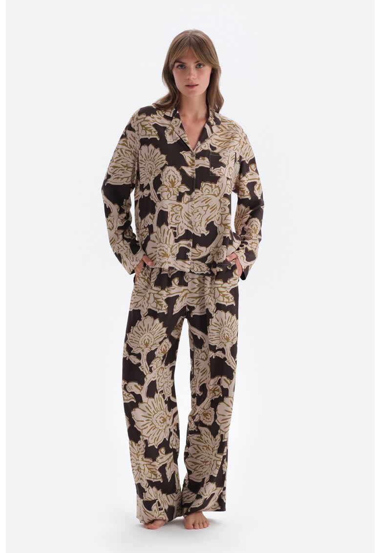 Bluza de pijama cu imprimeu