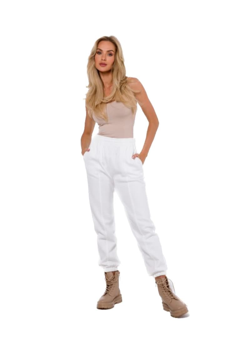 Pantaloni de trening femei - Made of Emotion - Mazwi - ecru