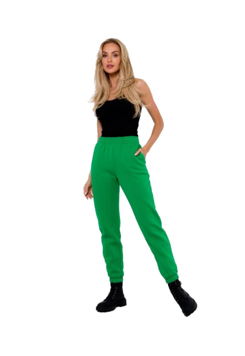 Pantaloni de trening femei - Made of Emotion - Mazwi - verde deschis