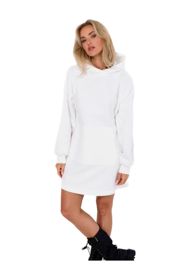 Rochie cu gluga si buzunar kangaroo