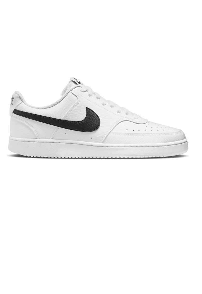 Pantofi sport barbati - court vision low next nature - Piele ecologica/Cauciuc - Alb - Alb