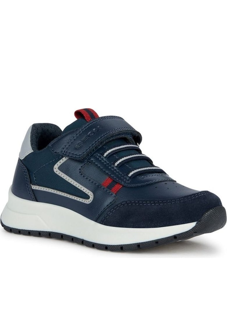 Pantofi copii - Poliuretan/Poliester/Piele intoarsa - Albastru - Multicolor