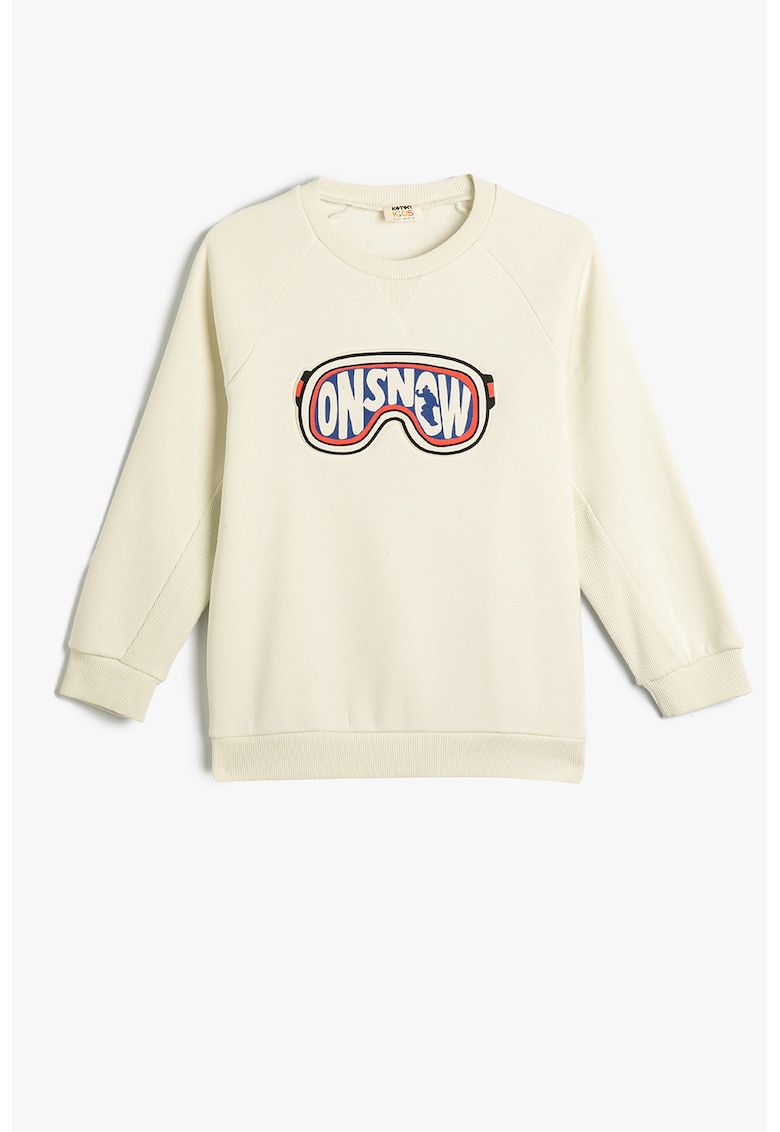 Bluza de trening cu maneci raglan