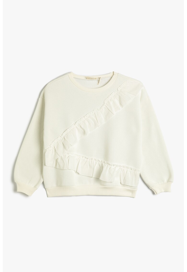 Bluza de trening cu volane