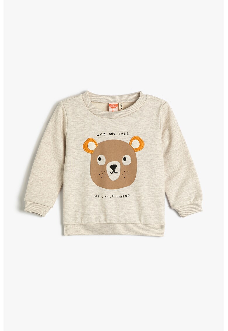 Bluza de trening din amestec de bumbac cu imprimeu grafic