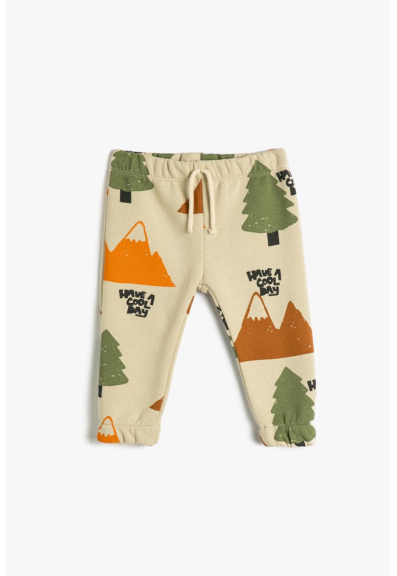 Pantaloni de trening cu model grafic