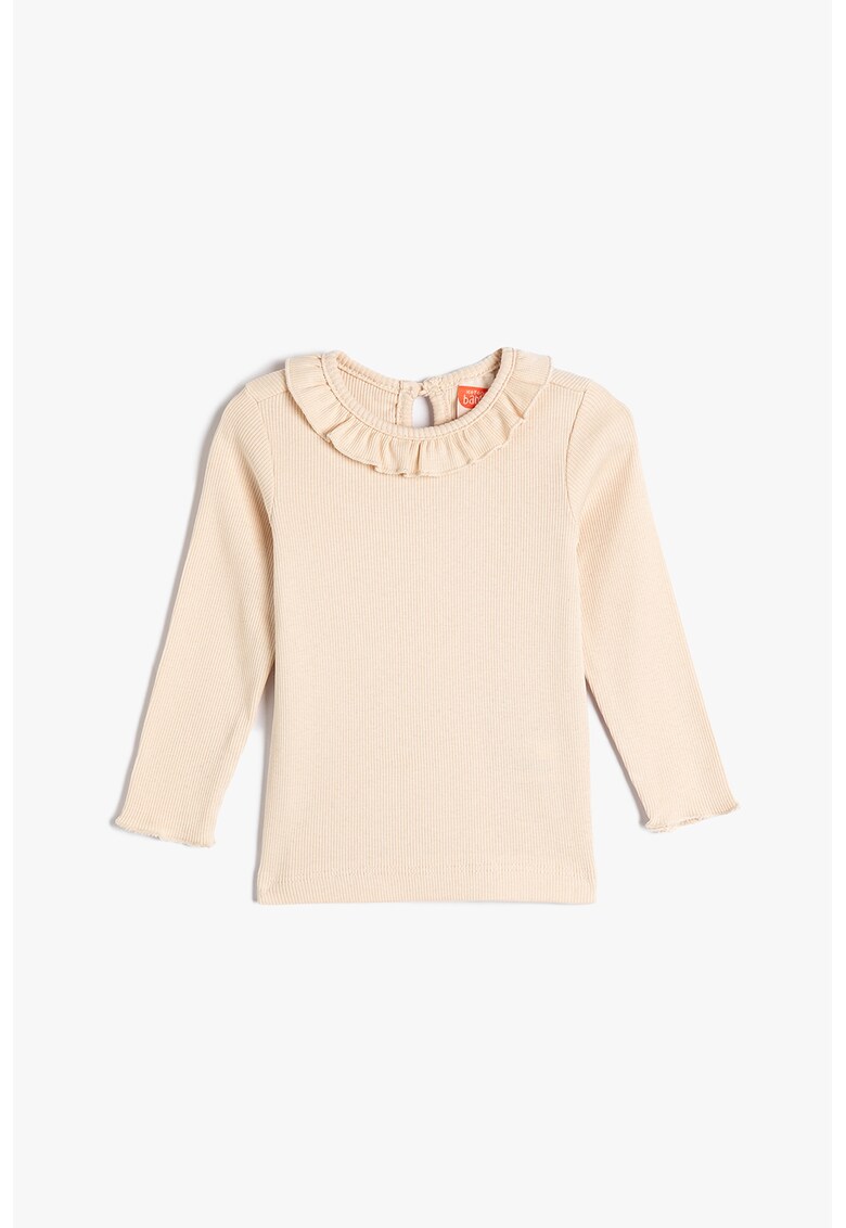 Bluza cu guler cu volane