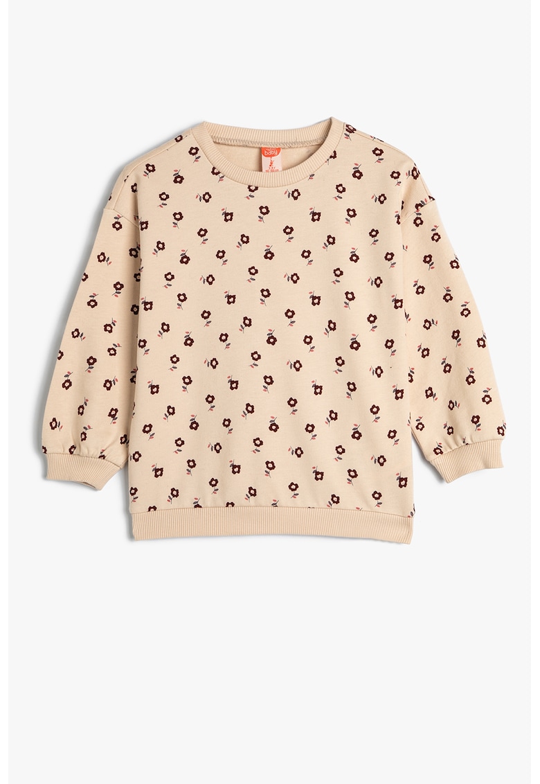 Bluza de trening cu model floral