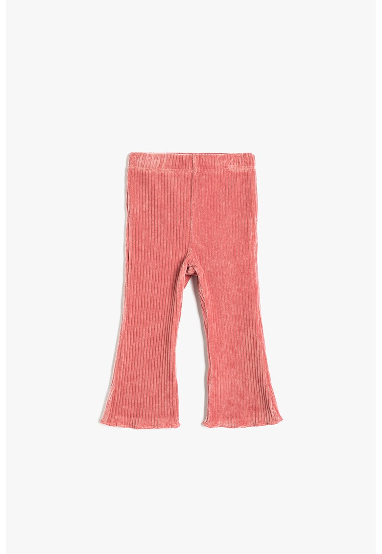 Pantaloni striati evazati