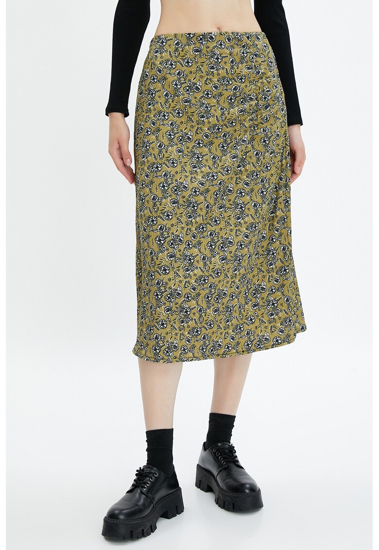 Fusta midi relaxed fit