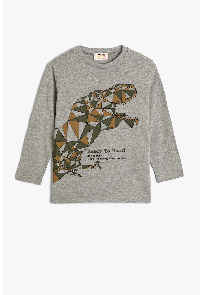 Bluza de trening cu imprimeu cu dinozauri