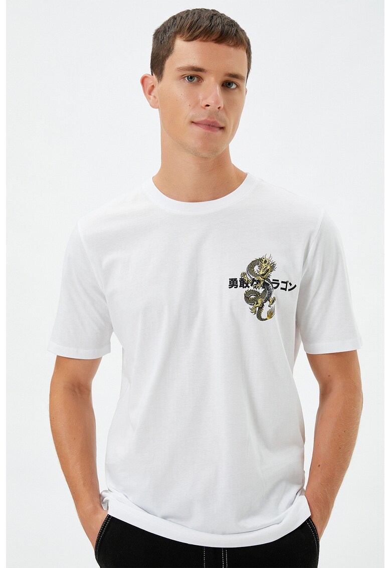 Tricou cu imprimeu pe partea din spate