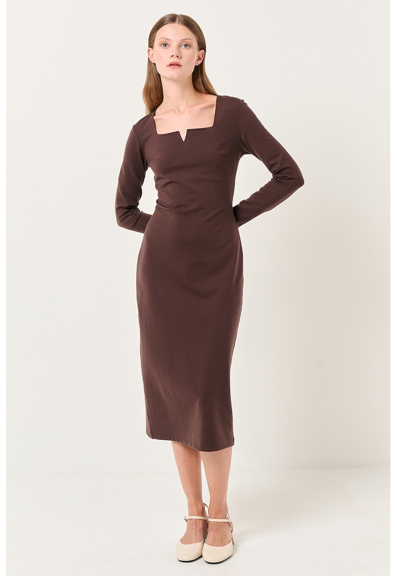 Rochie midi dreapta