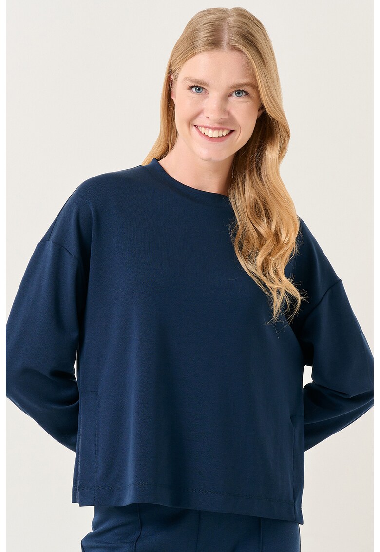 Bluza de trening lejera cu maneci cazute