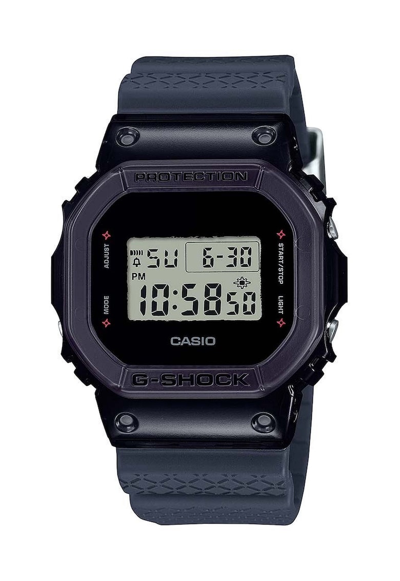 Ceas barbati DW-5600NNJ-2ER - Cauciuc/Silicon - Quartz - LCD - Albastru