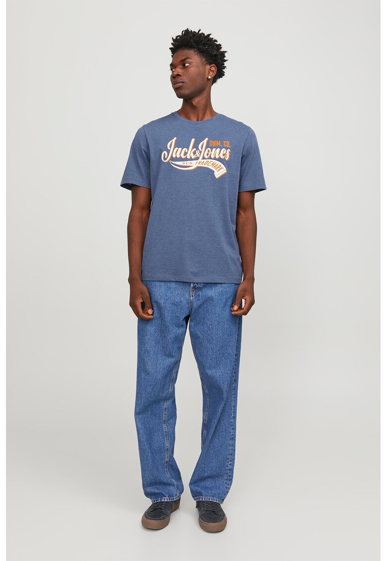 Tricou de bumbac organic cu imprimeu logo