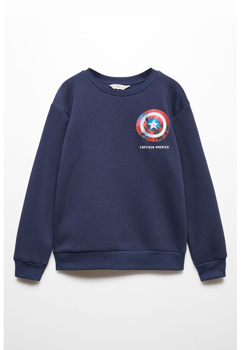 Bluza de trening cu imprimeu Captain America