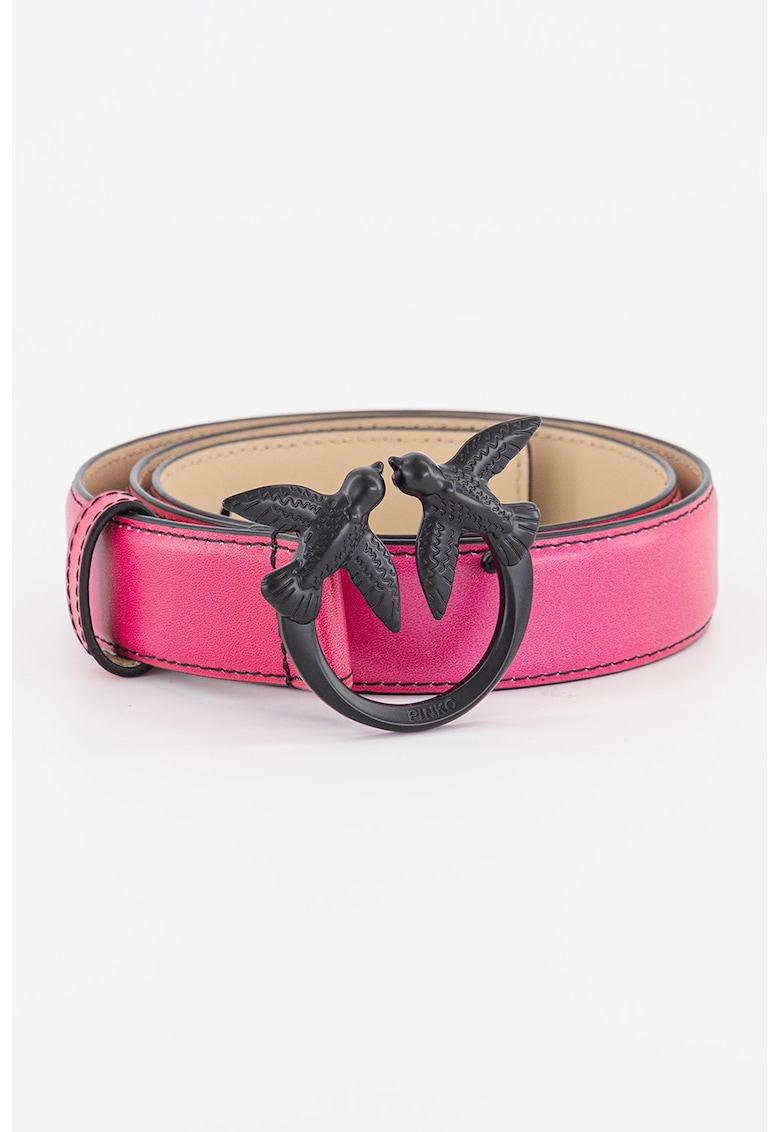 Pinko Кожен колан с тока с щифт за Жени Pinko Кожен колан с тока с щифт за Жени