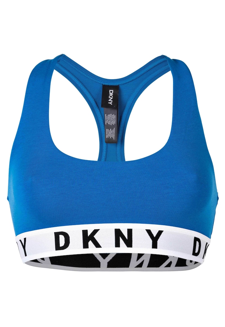 Bustiera cu banda logo - Albastru