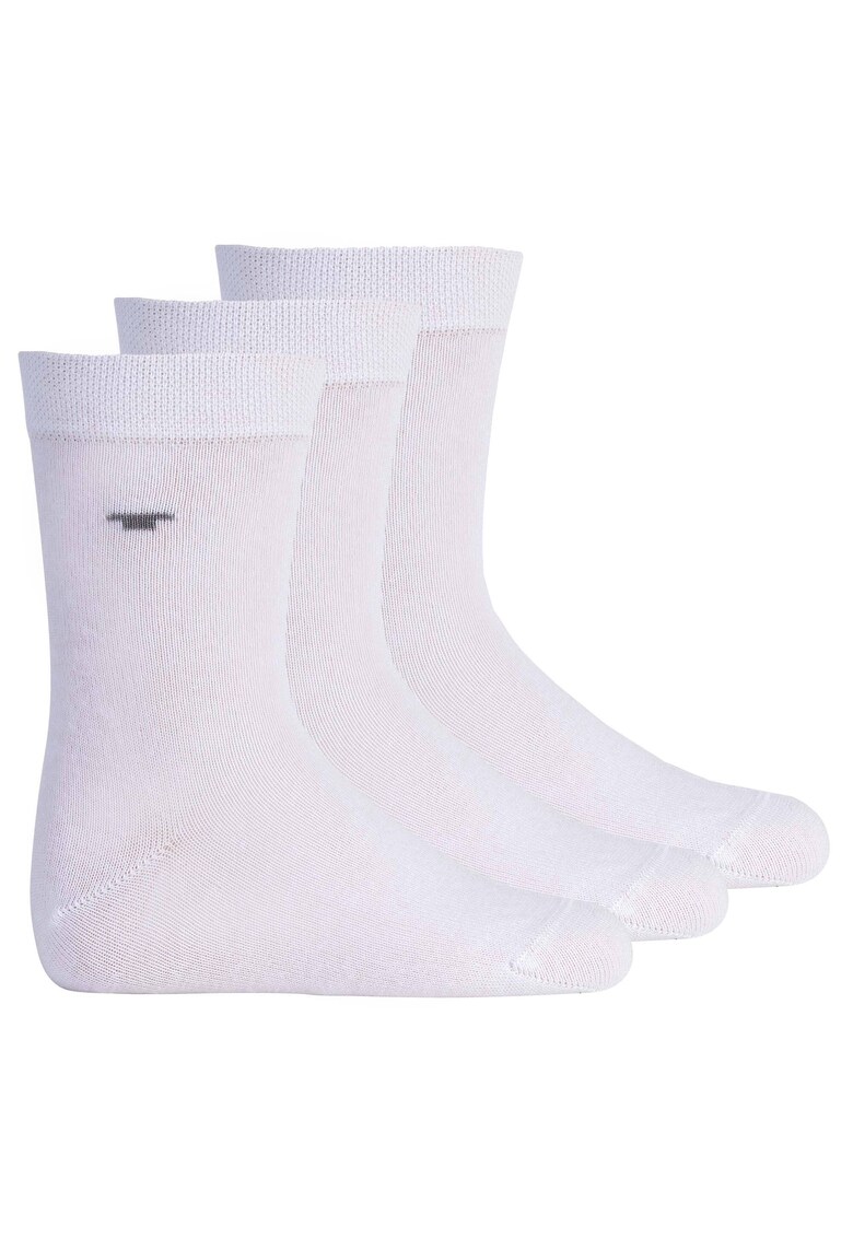 Tom Tailor Set de sosete scurte - 3 perechi - Alb