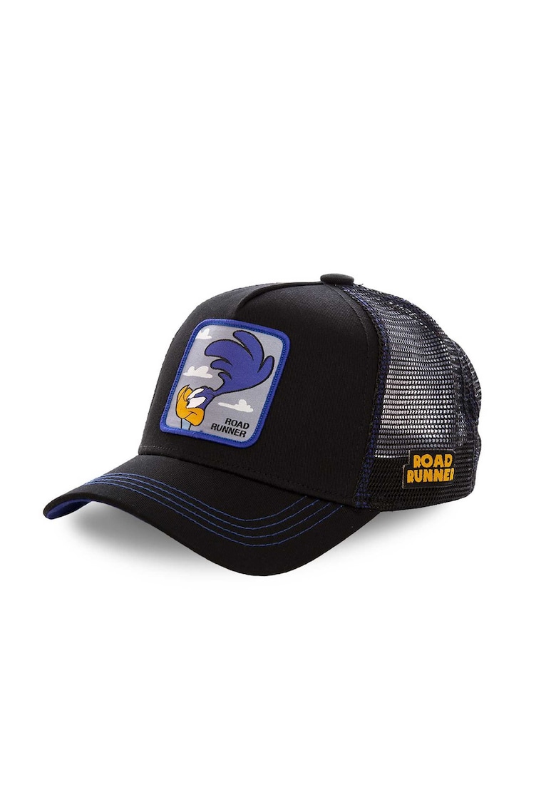 Sapca unisex cu aplicatie 17043 - Negru/Albastru