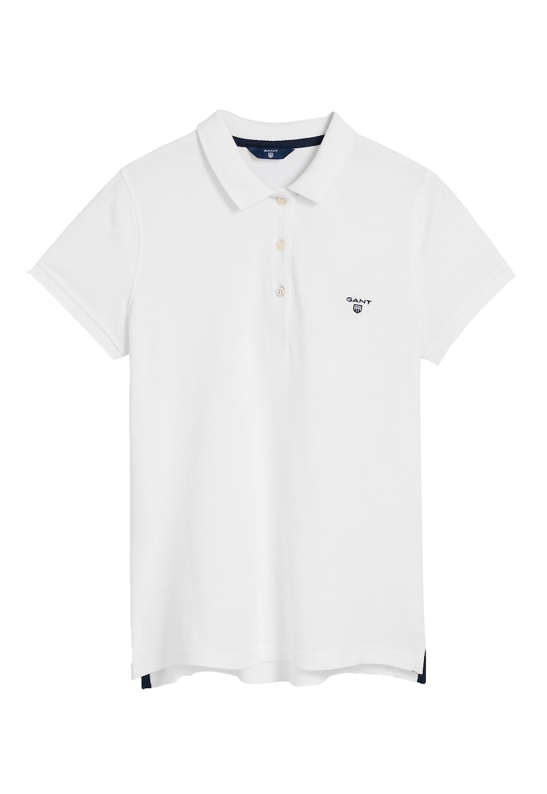 Tricou polo din pique de bumbac