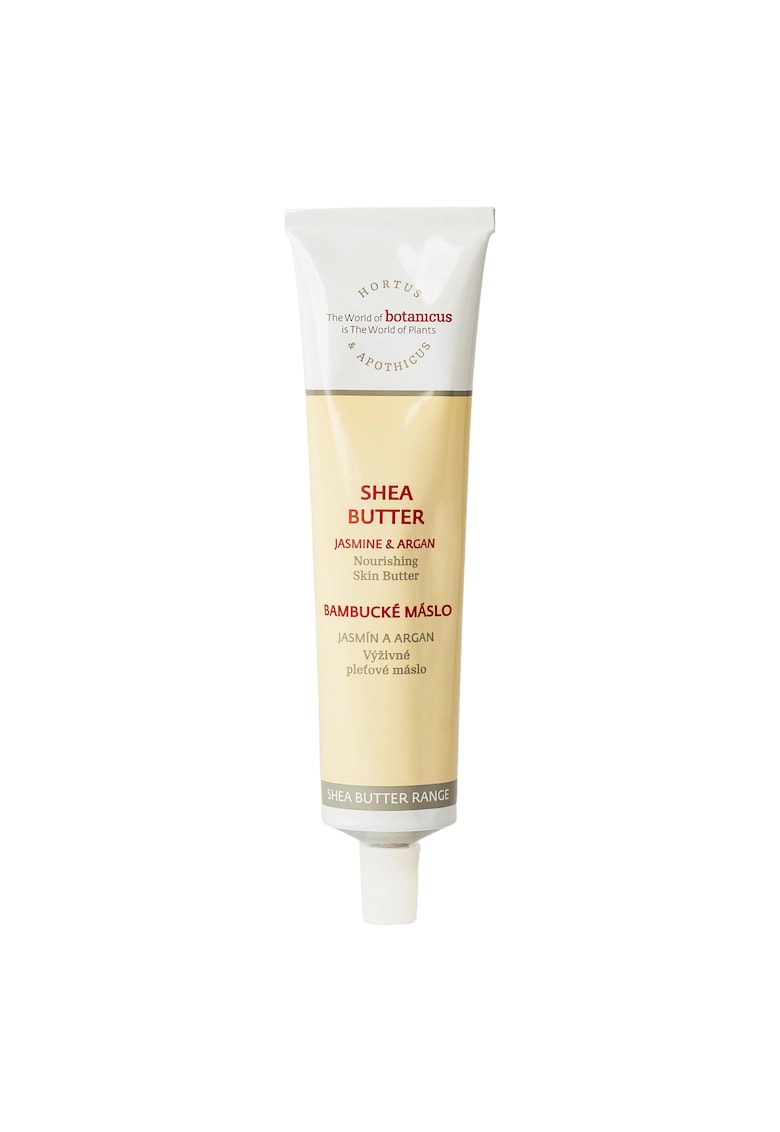 Unt de fata nutritiv cu Unt de Shea - Iasomie si Argan - 100 g - 100% natural - potrivit pentru pielea uscata - matura si sensibila