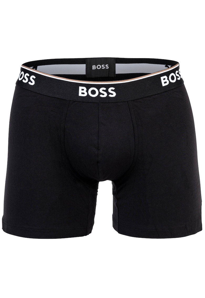 Boss men's boxer shorts - 3-pack - boxer briefs 3p power - cotton stretch - logo boxerbr 3p power 12957