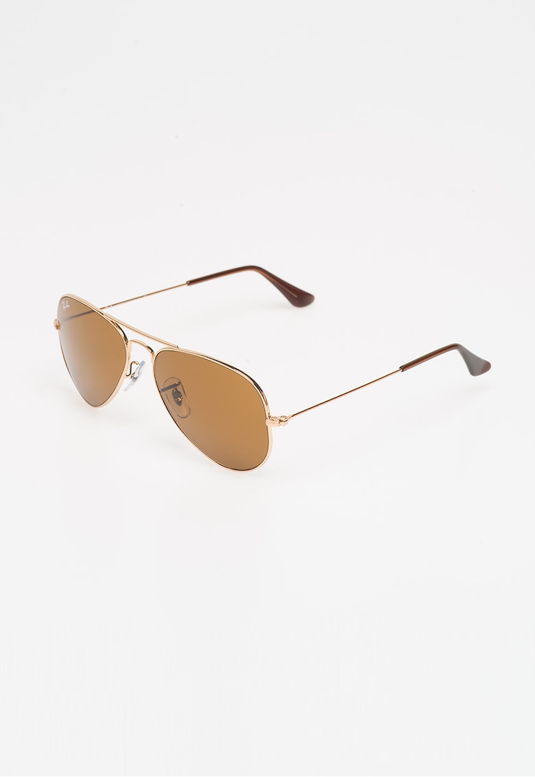 Ochelari de soare unisex RB3025 AVIATOR - 55 mm - Auriu