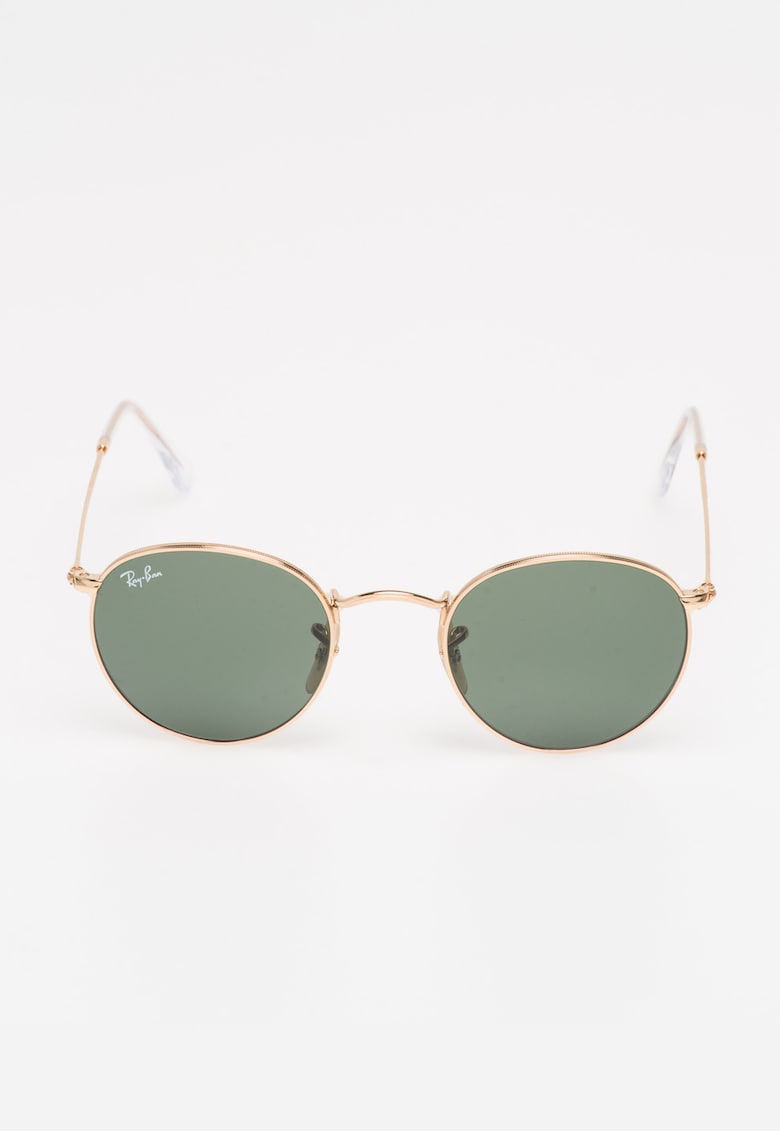 Ray-Ban Ochelari de soare aurii rotunzi