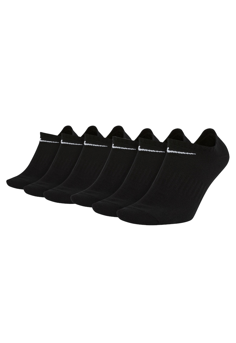Nike Set de sosete unisex pana la glezna - 6 perechi - Negru