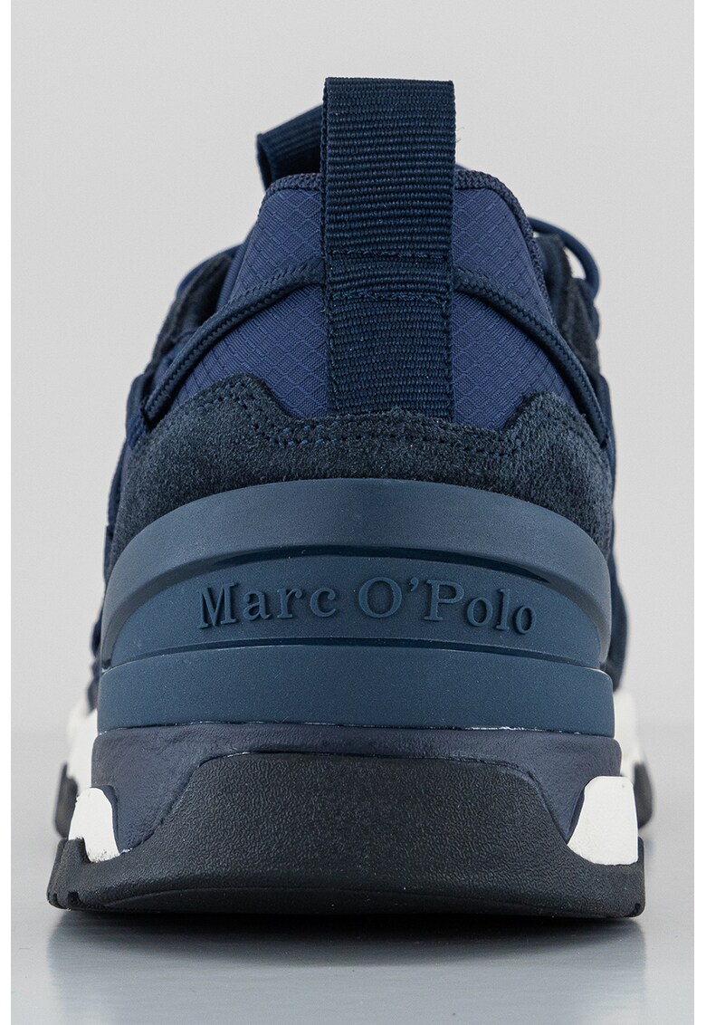 Pantofi sport cu garnituri de piele intoarsa