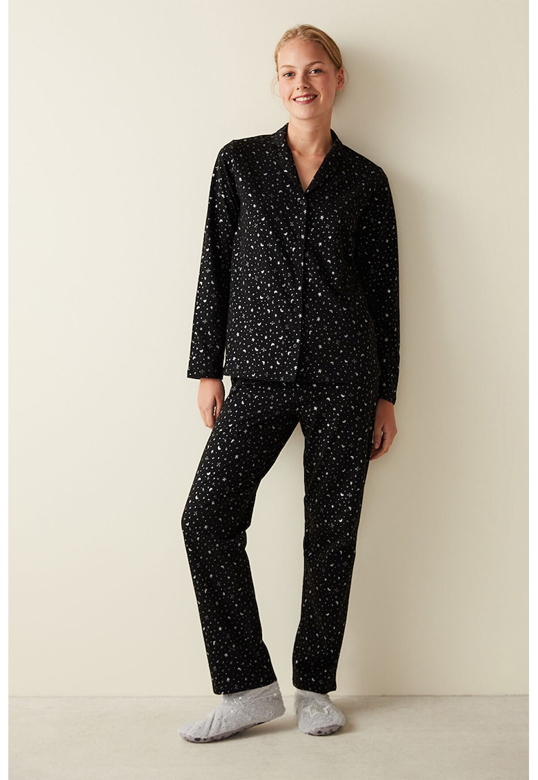 Pijama lunga cu model