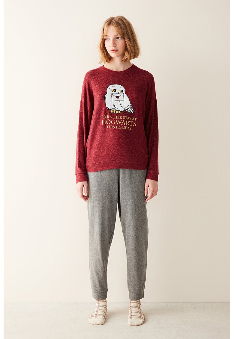 Bluza de pijama cu model harry potter