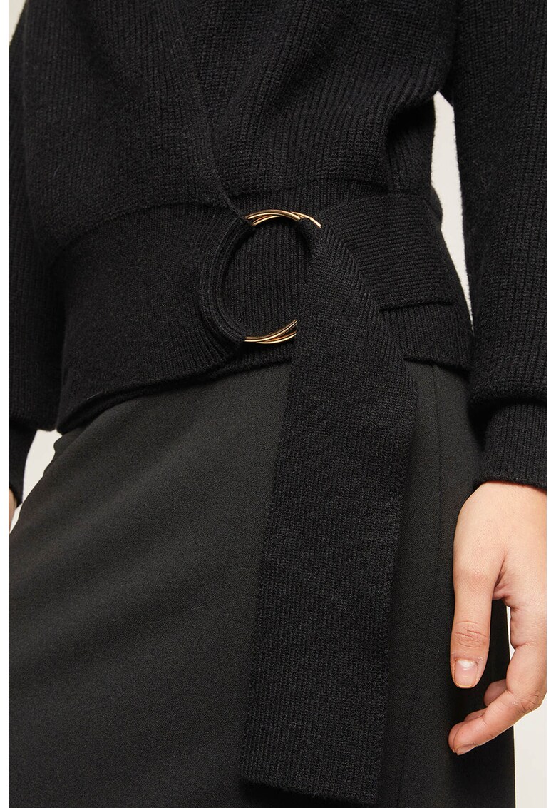 Cardigan cu decolteu cache-coeur