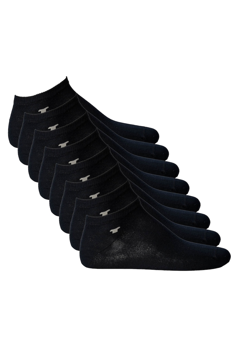 Tom Tailor Set de sosete unisex pana la glezna - 8 perechi - Bleumarin