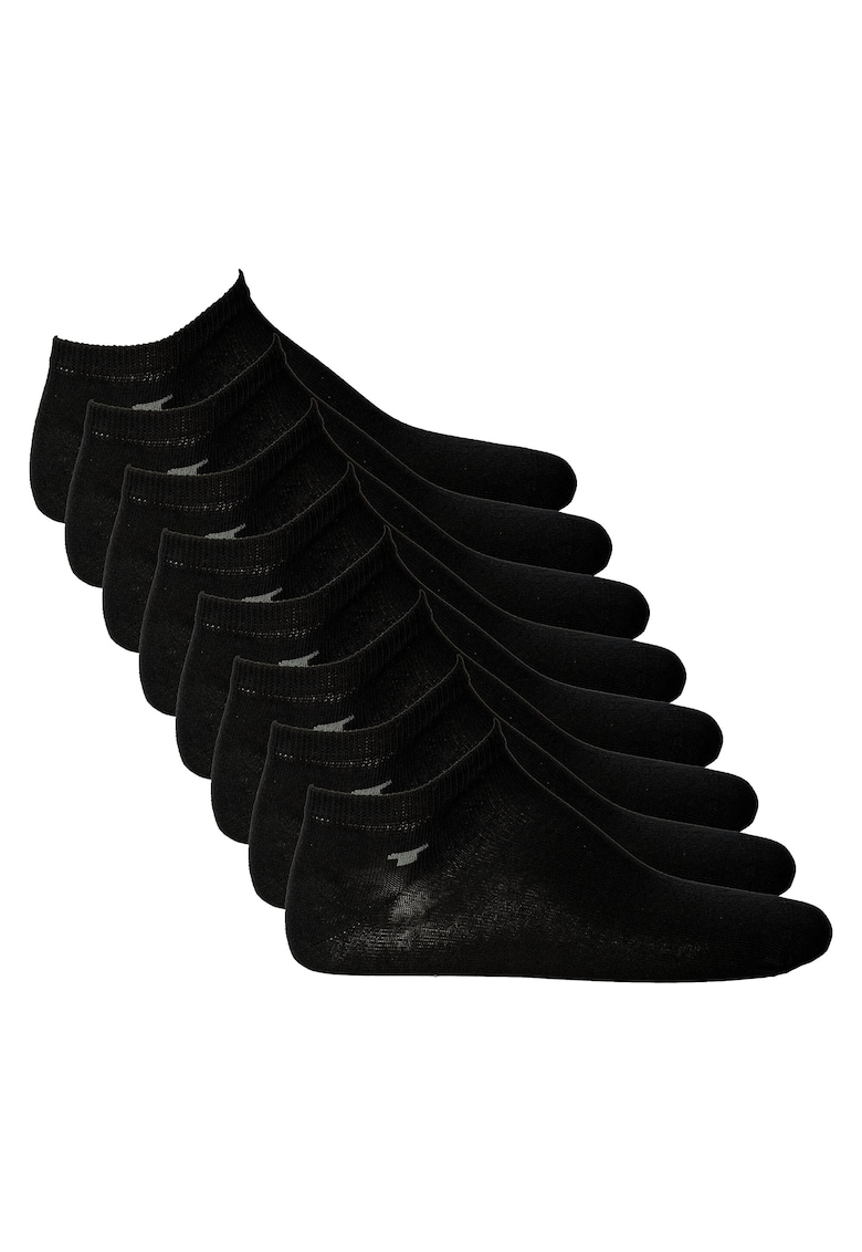 Tom Tailor Set de sosete unisex pana la glezna - 8 perechi - Negru