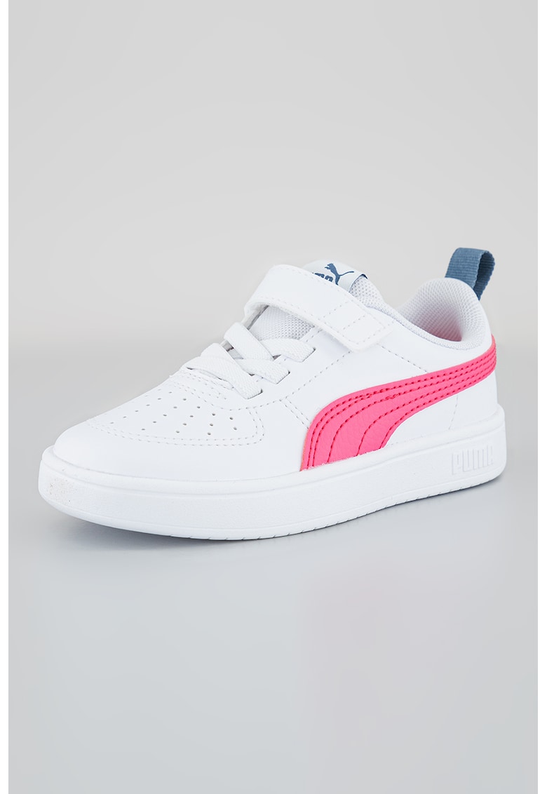 Pantofi sport de piele ecologica cu velcro