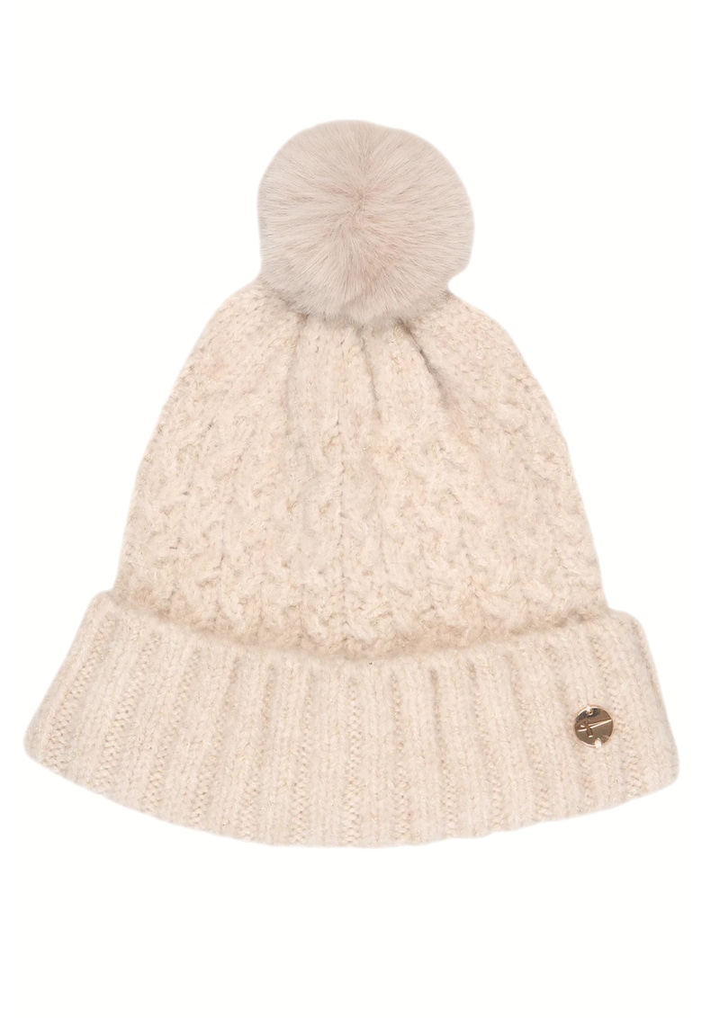 Caciula dama Bitz Knit Beanie - Acril - Elastan - Poliester - Bej