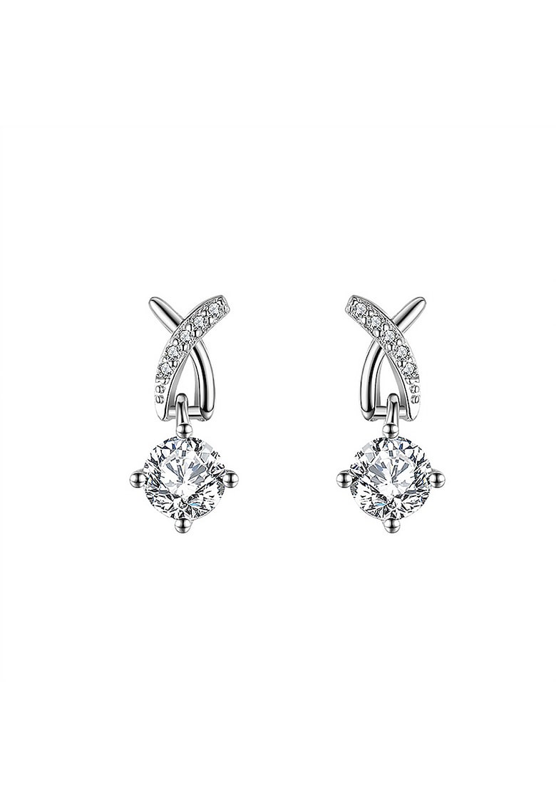 Cercei tip Wedding Luxury din Argint S925 cu pietre Zirconiu