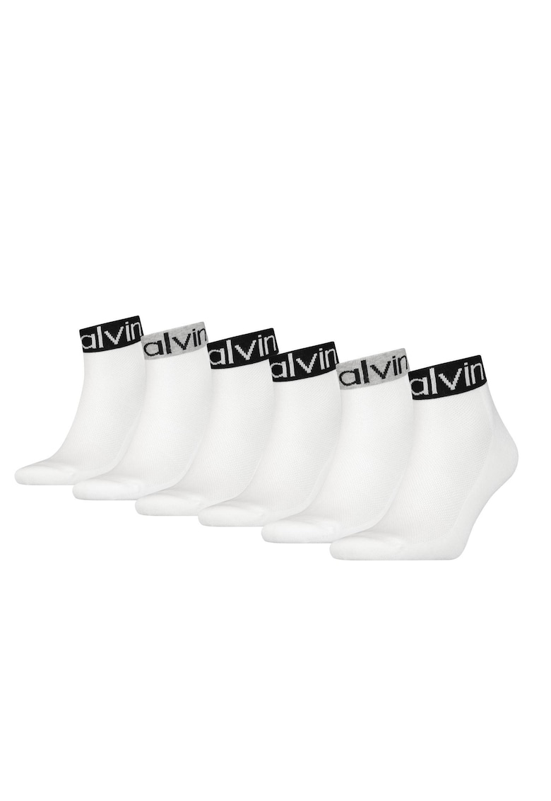 Къси чорапи с лого - 6 чифта