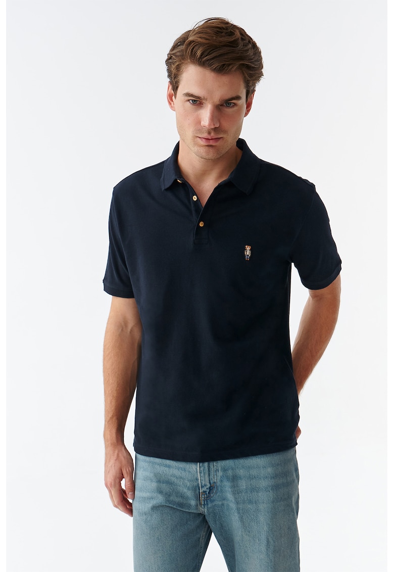 Tricou polo cu broderie logo