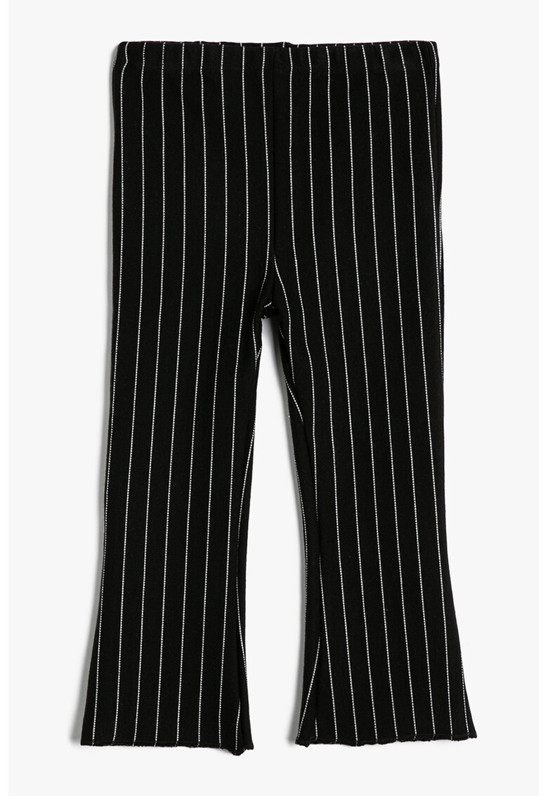 Pantaloni evazati in dungi