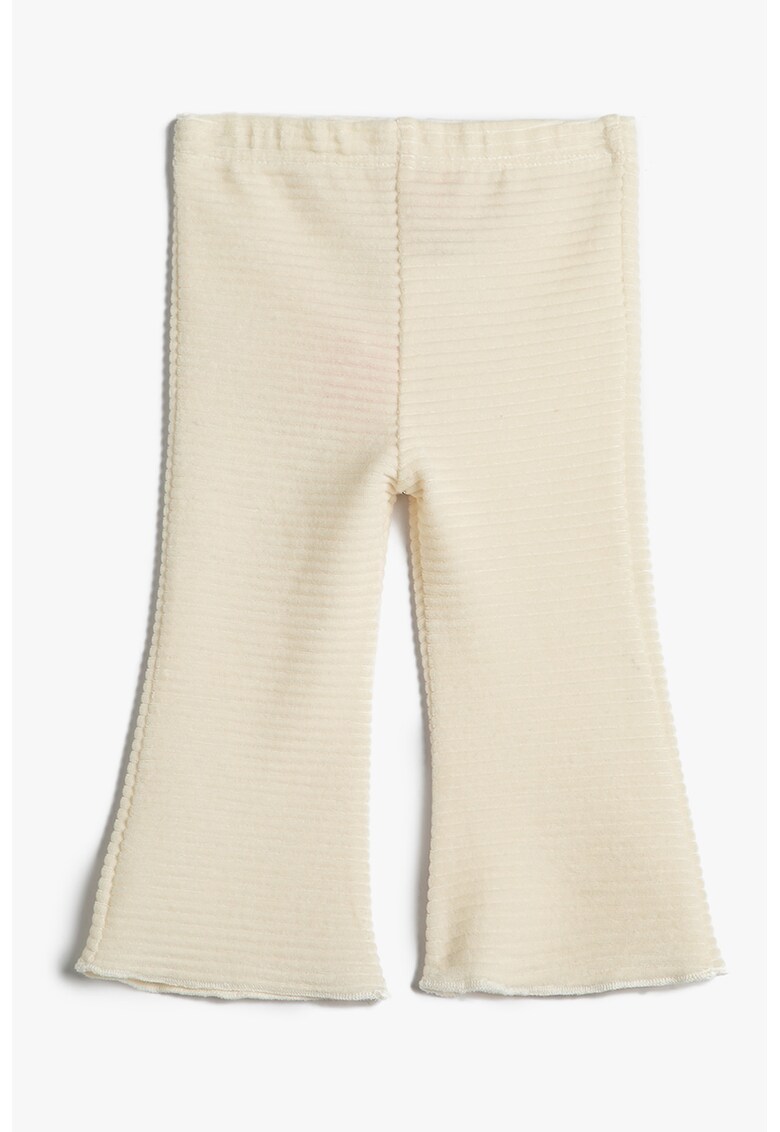 Pantaloni striati evazati