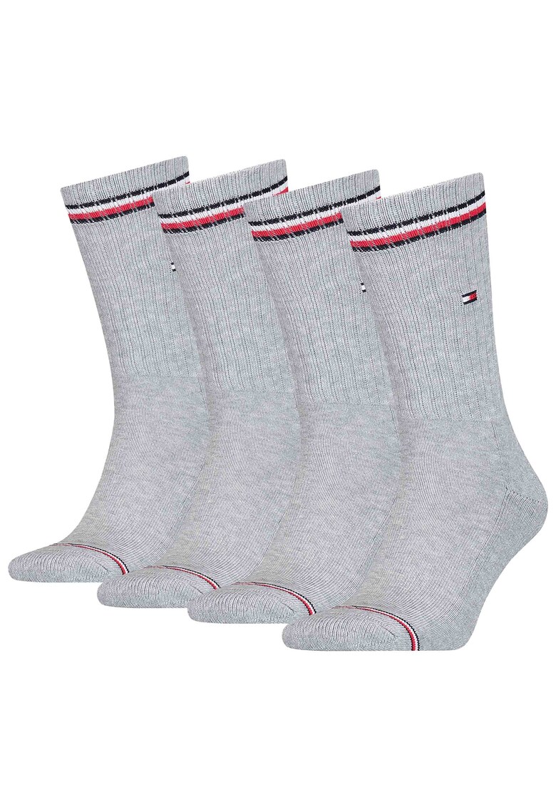Дълги чорапи 14175 с лого - 4 чифта