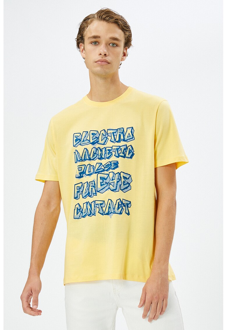 Tricou cu imprimeu graffiti