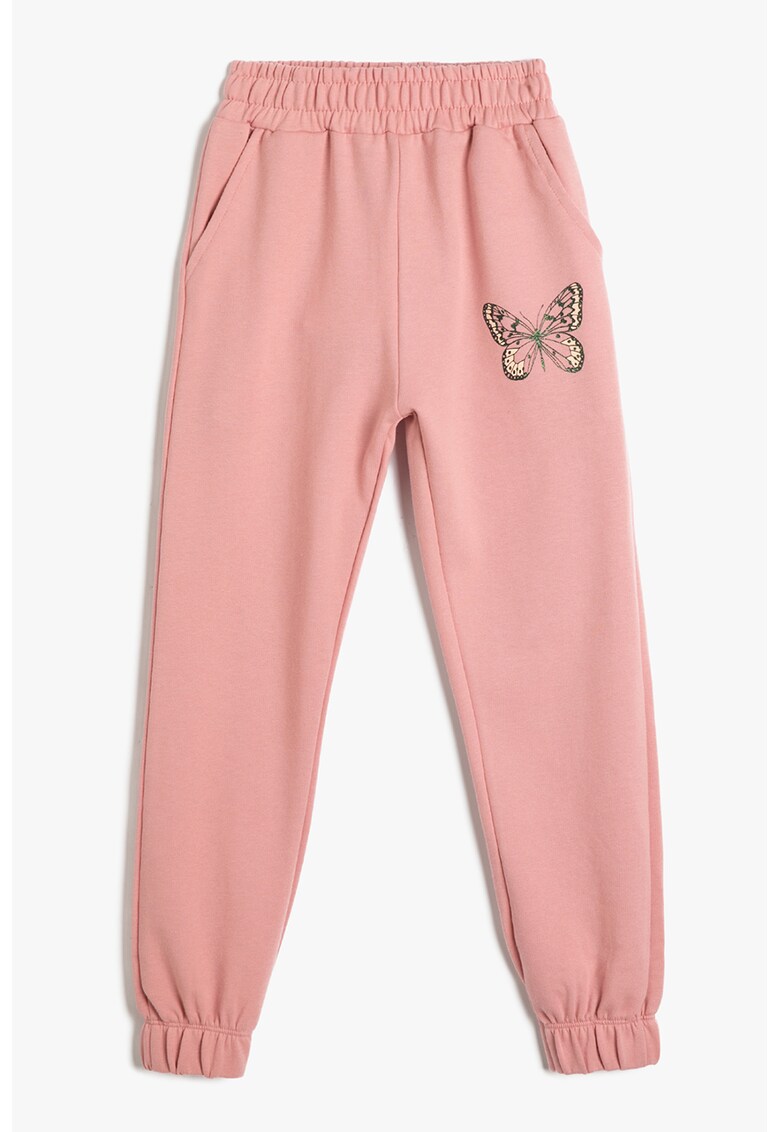 Pantaloni de trening cu banda elastica in talie