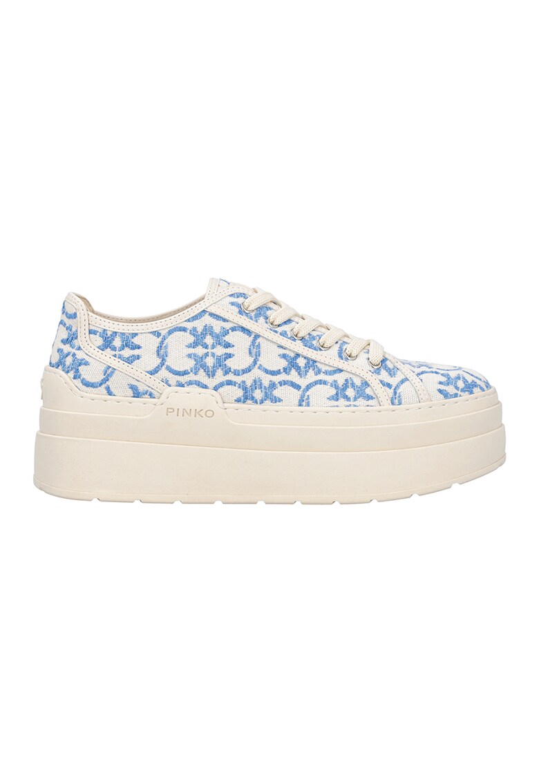 Pantofi sport flatform Jacquard