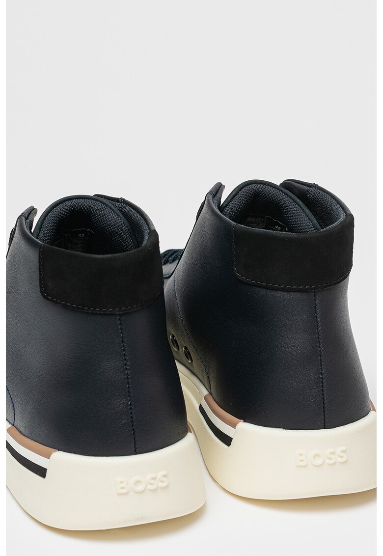 Pantofi sport high-top de piele Clint